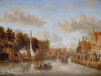 Amsterdam, A View on the Overtoom by Jacobus Storck